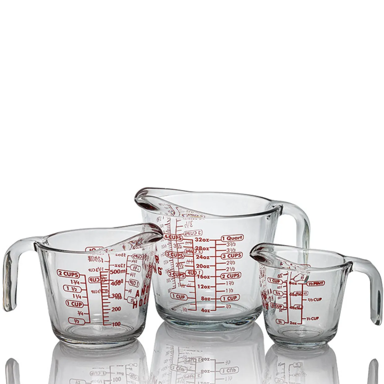 Jar Store Anchor Measuring Cups Set | 3 Piece Set