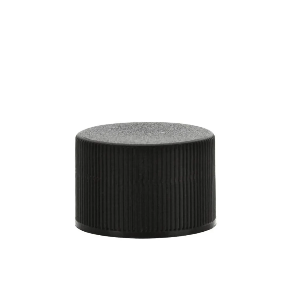 Jar Store Black 20-410 Polypropylene Ribbed Cap with Liner | 36 Pack