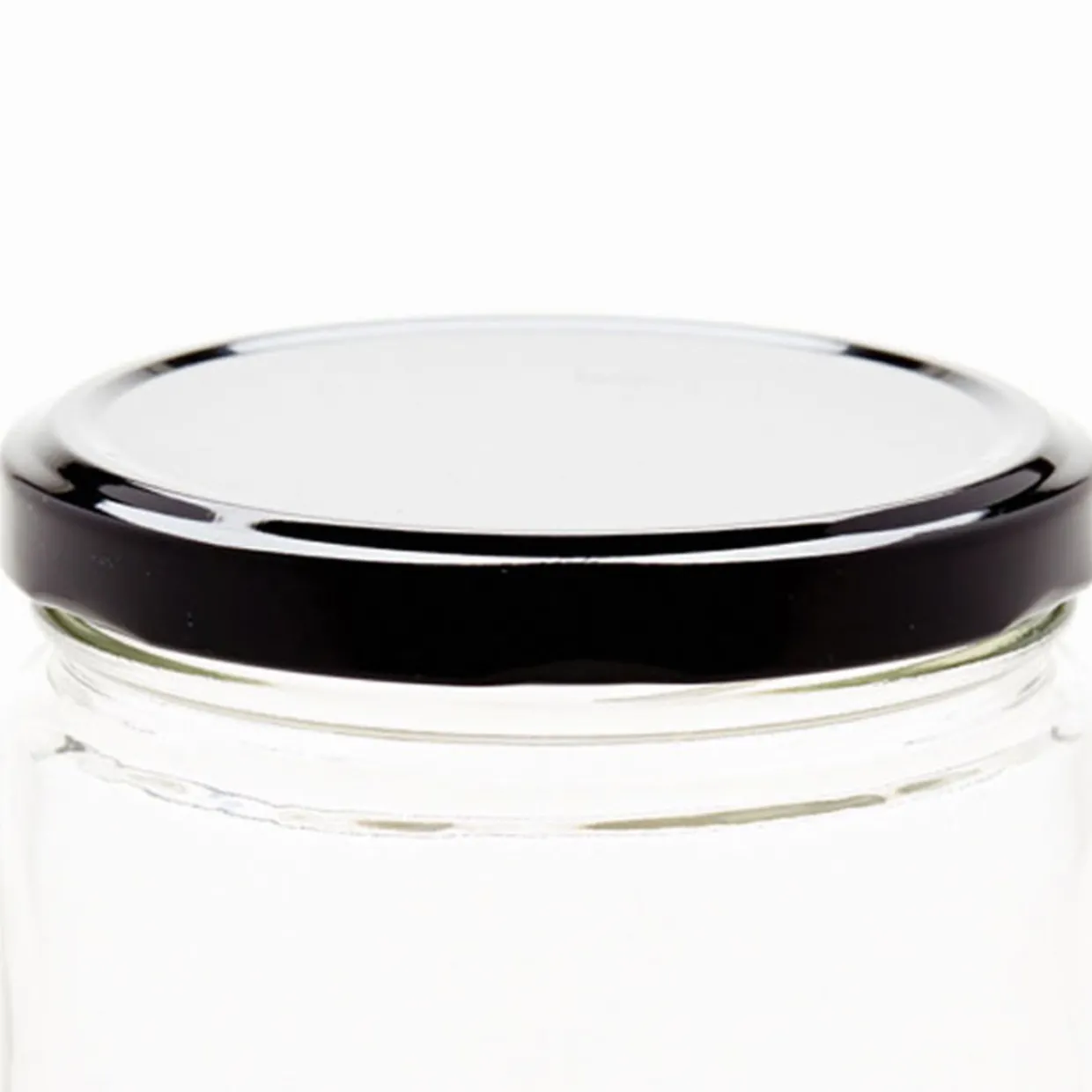 Jar Store Black 82mm Twist Off Lid | 12 pack