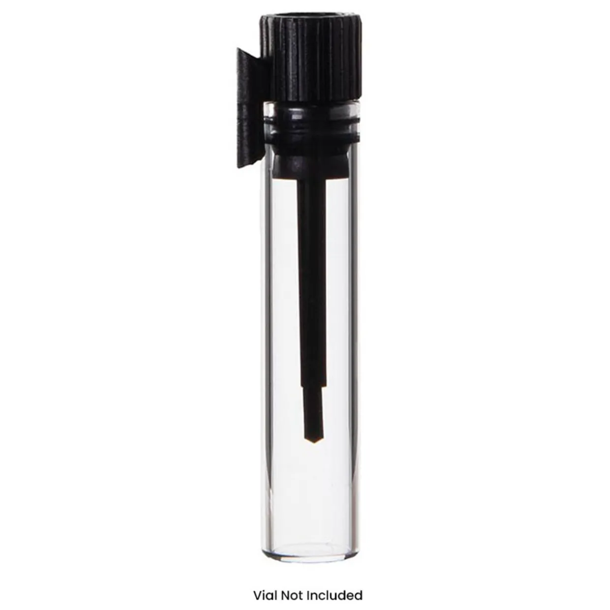 Jar Store Black Perfume Sampler Plug with Clip and Applicator | 100 Pack