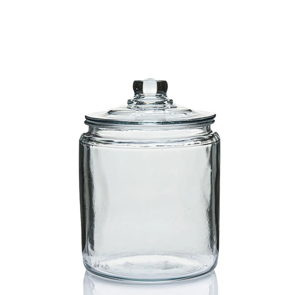 Jar Store 1/2 Gallon Anchor Heritage Hill Jar with Glass Lid | 6 Pack