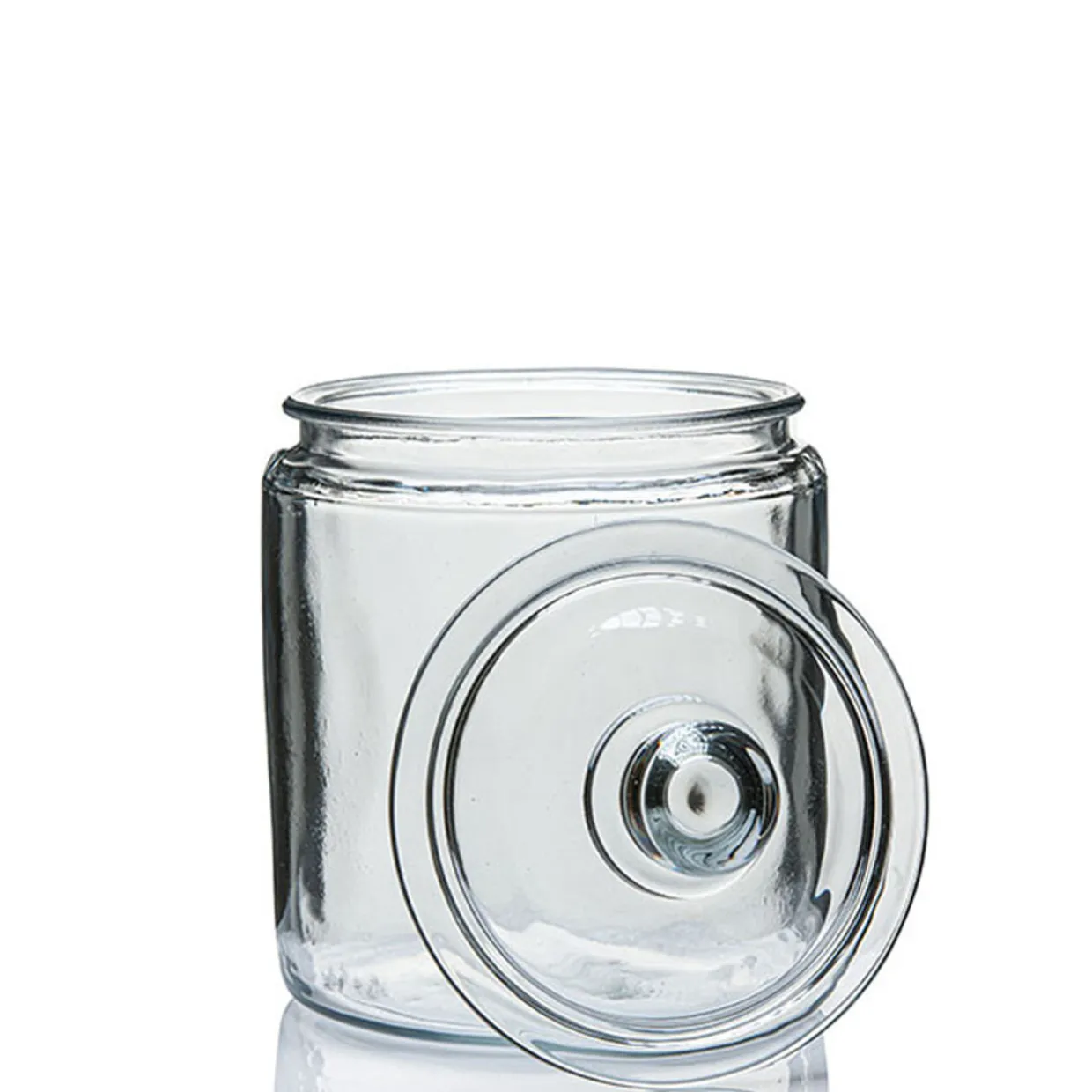 Jar Store 1/2 Gallon Anchor Heritage Hill Jar with Glass Lid | 6 Pack