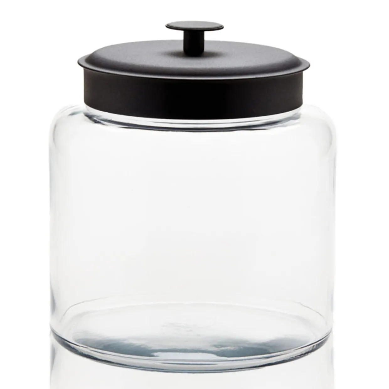 Jar Store 1 1/2 Gallon Anchor Montana Jar with Black Metal Cover