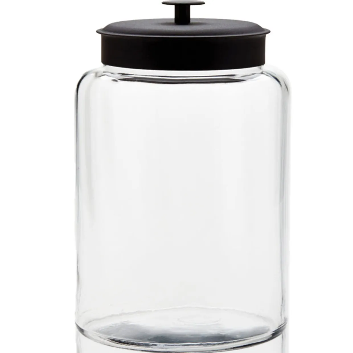 Jar Store 2 1/2 Gallon Anchor Montana Jar with Black Metal Cover