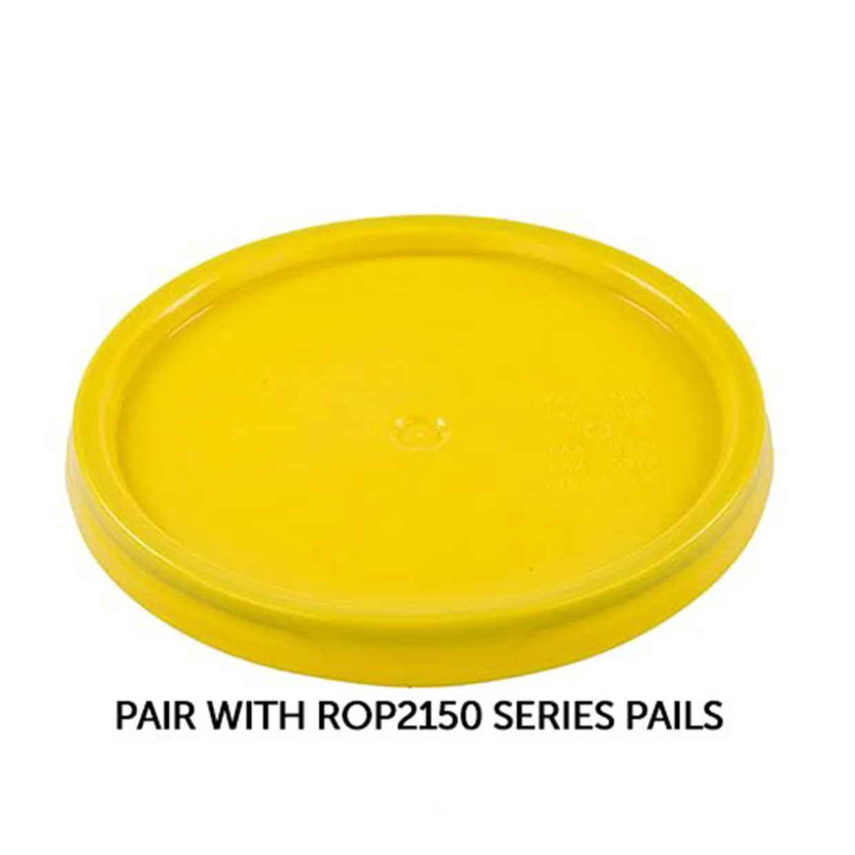 Jar Store 5 Gallon RightPail" Yellow HDPE Tear Tab Lid