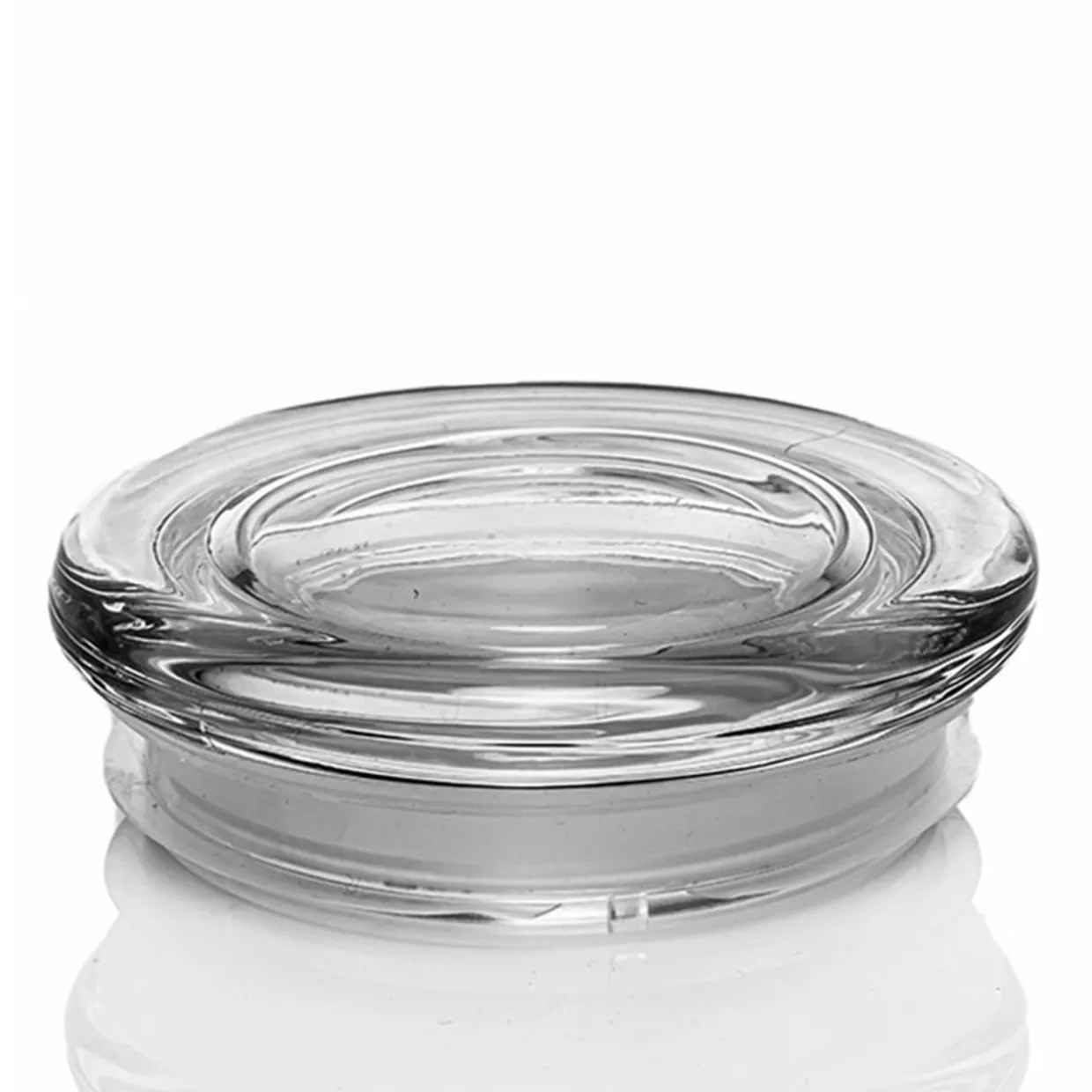 Jar Store Large Flat Glass Lid | 12 Pack