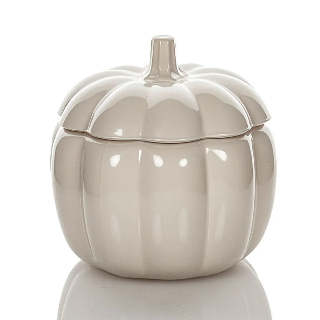 Jar Store Light Gray 70 oz. Anchor Pumpkin Jar with Lid