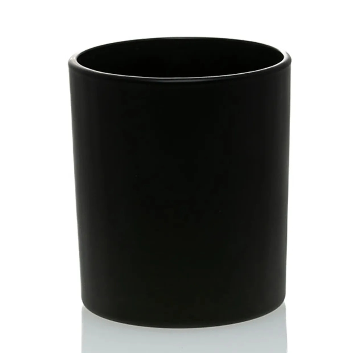 Jar Store Matte Black Colored Candle Jar - 14.5 oz with Bamboo Lid | 12 Pack