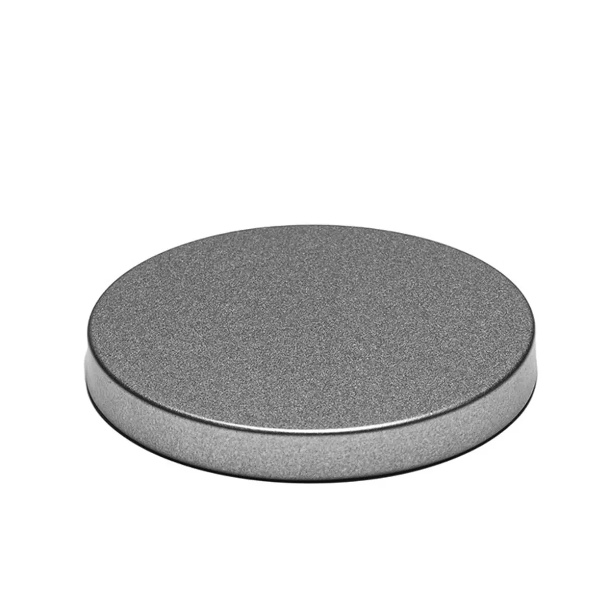 Jar Store Medium Brushed Silver Metal Lid | 12 Pack