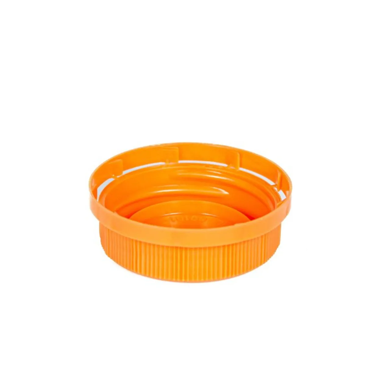 Jar Store Orange 38-400 Tamper Evident Ratchet Cap Unlined | 12 Pack