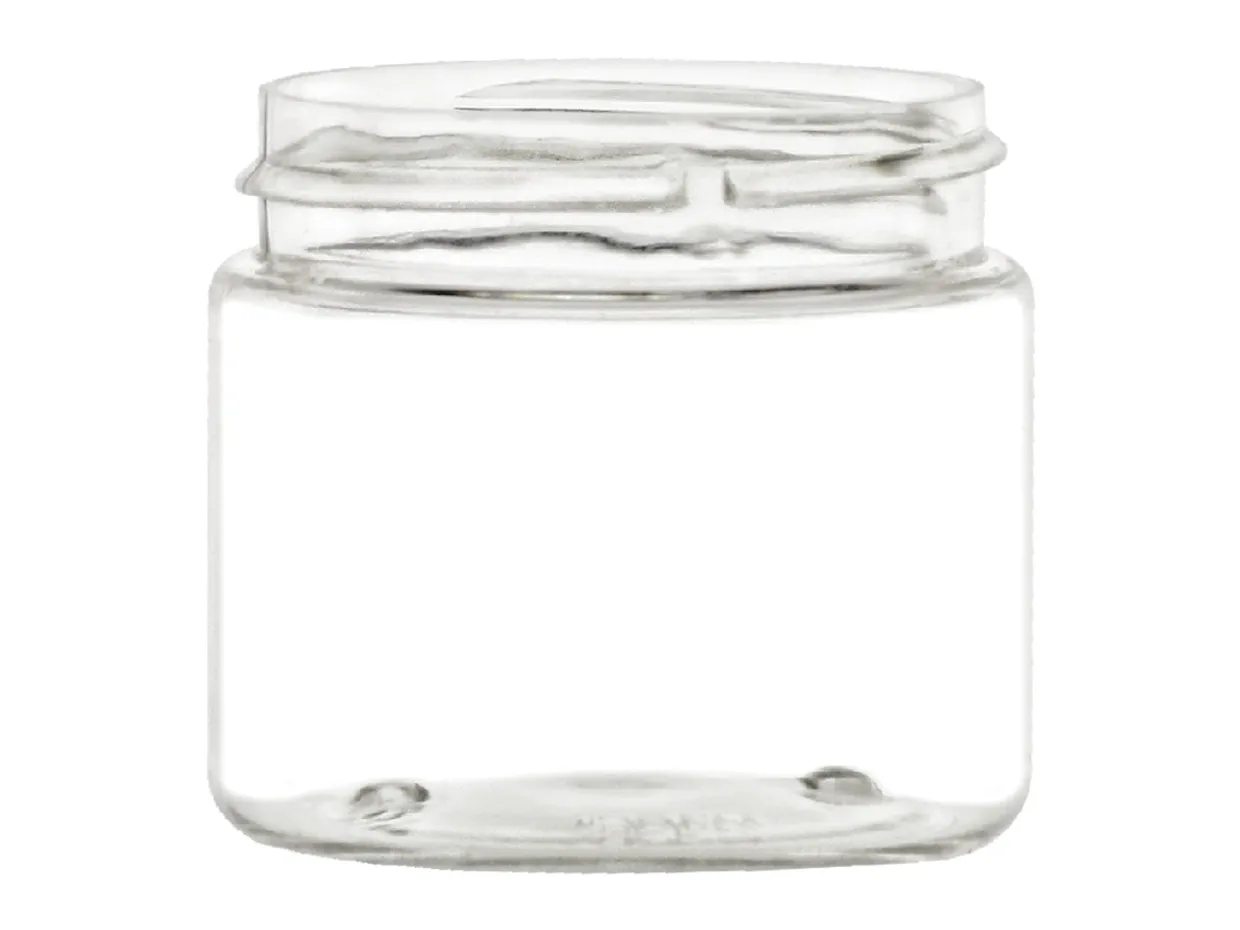 Jar Store 2 oz Clear PET Straight Sided Jar 48-400 | 36 Pack