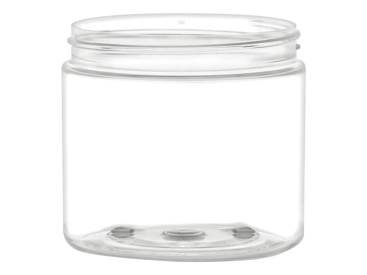 Jar Store 16 oz Clear PET Straight Sided Jar 89-400 | 36 Pack