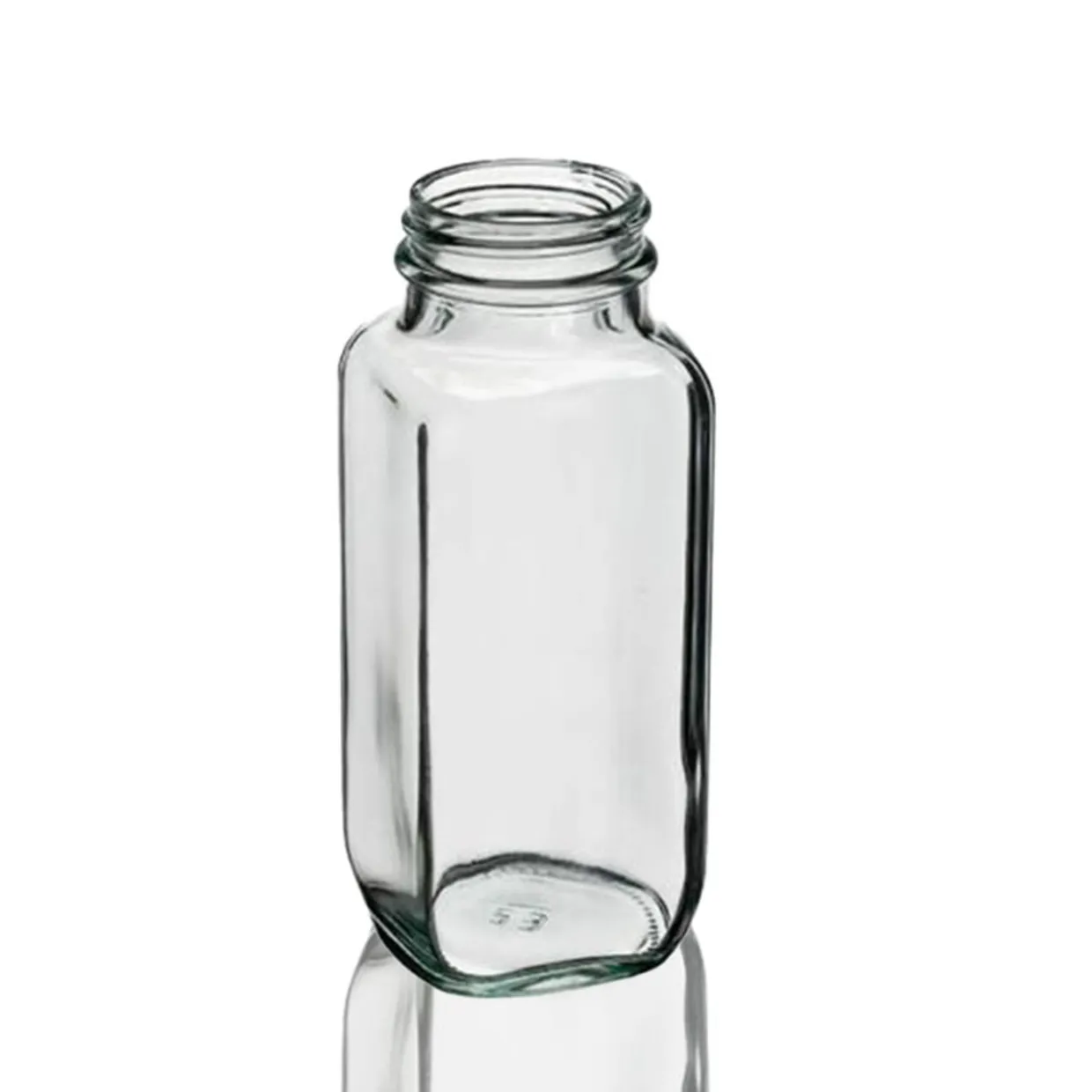 Jar Store 8 oz. French Square Bottle 43-400 | 12 Pack