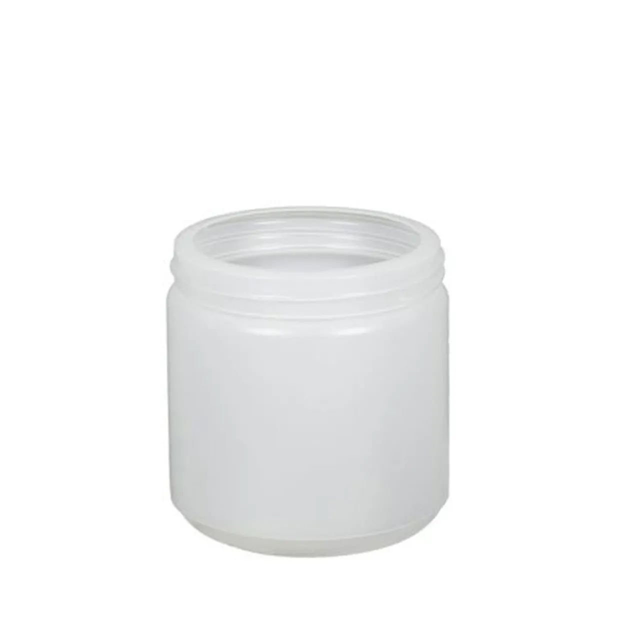 Jar Store 16 oz HDPE Straight Sided Jar 89-400