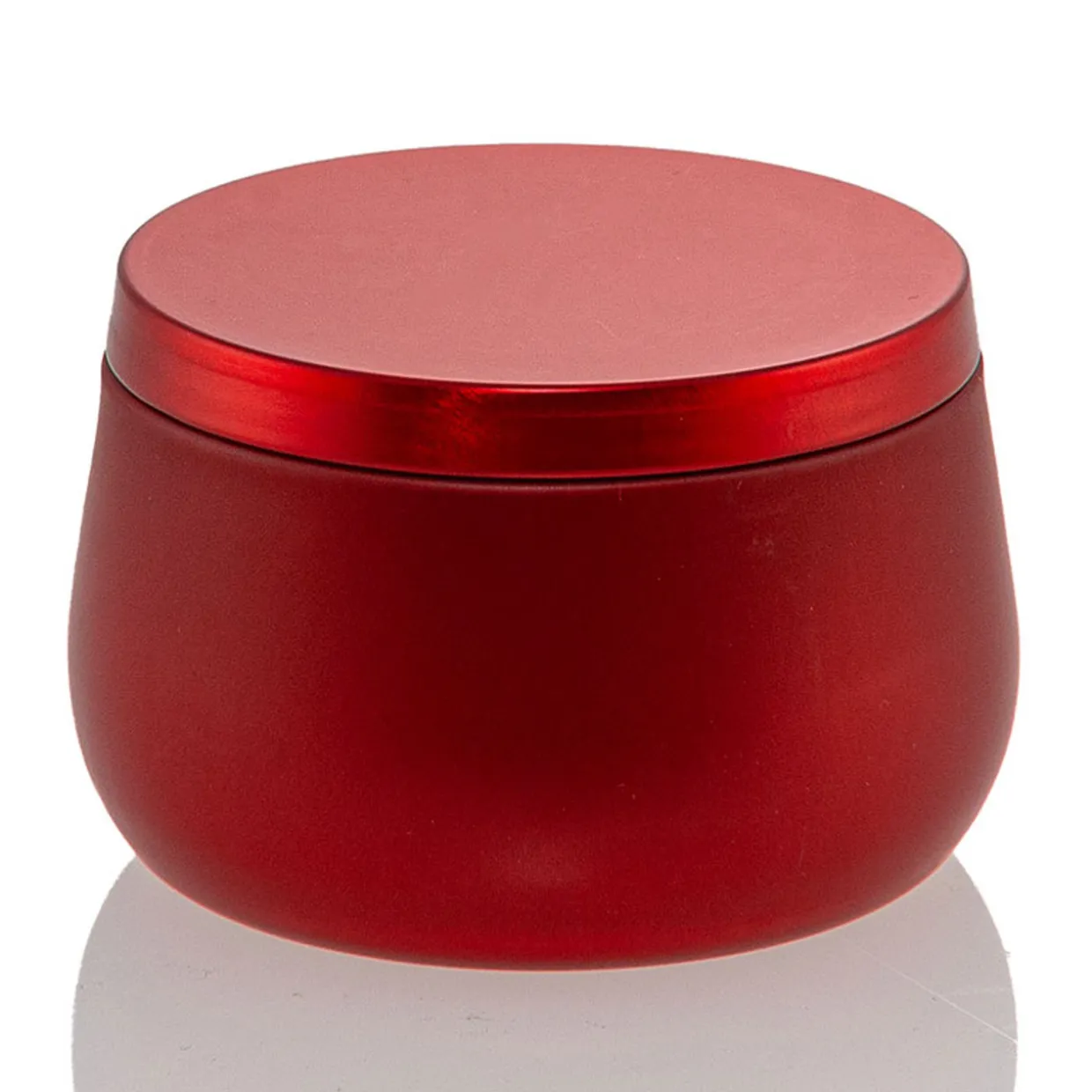 Jar Store 8 oz Red Bubble Candle Tin | 12 Pack