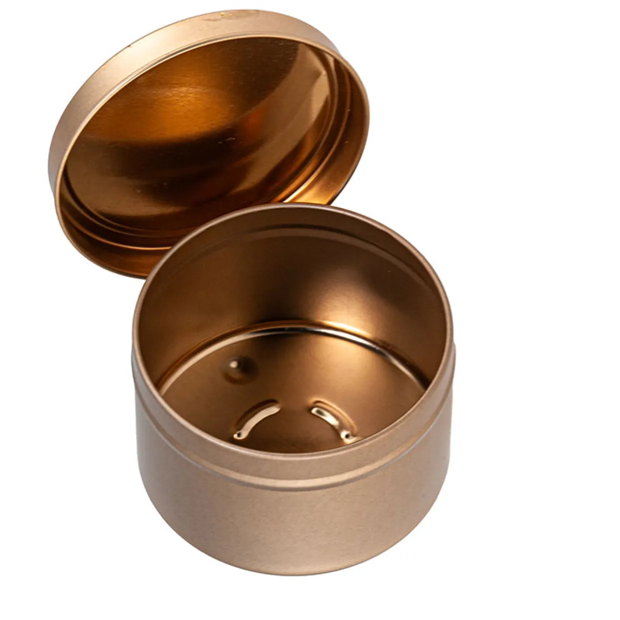 Jar Store 8 oz Rose Gold Candle Tin with Feet | 12 Pack