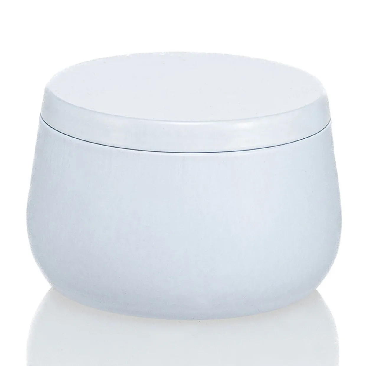 Jar Store 8 oz White Bubble Candle Tin | 12 Pack