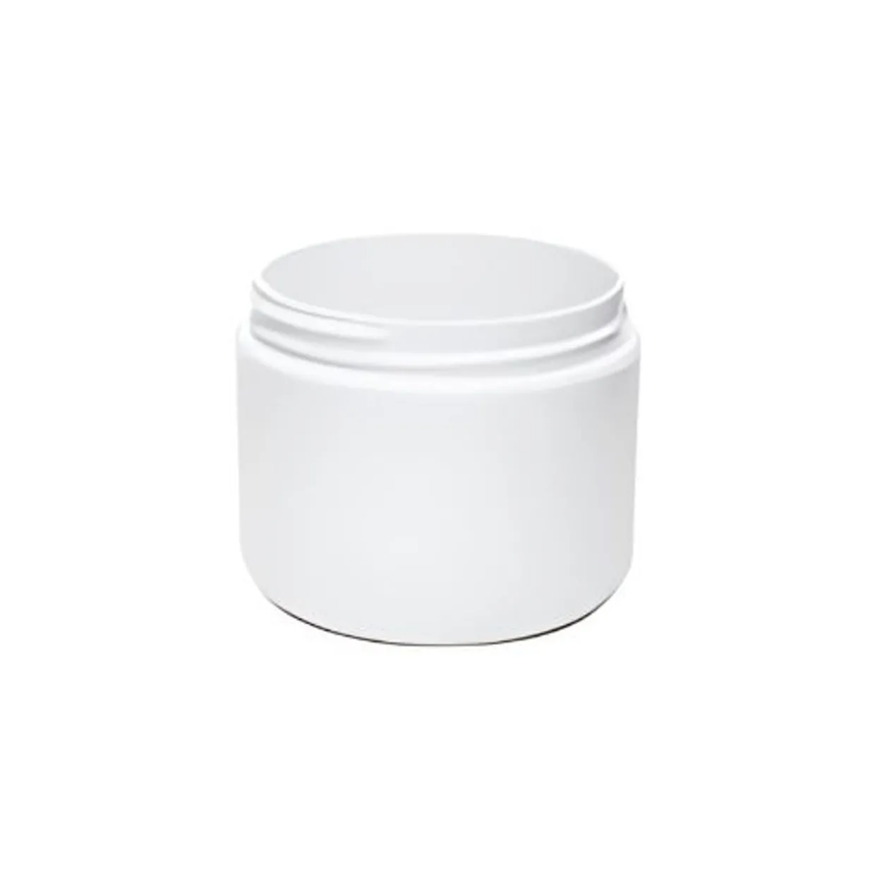 Jar Store 4 oz White Double Wall Jar Round Base 70-400 | 36 Pack