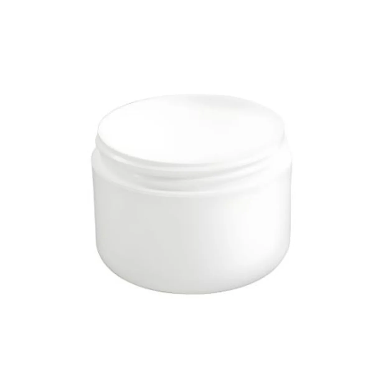 Jar Store 8 oz White Double Wall Jar Round Base 89-400 | 36 Pack