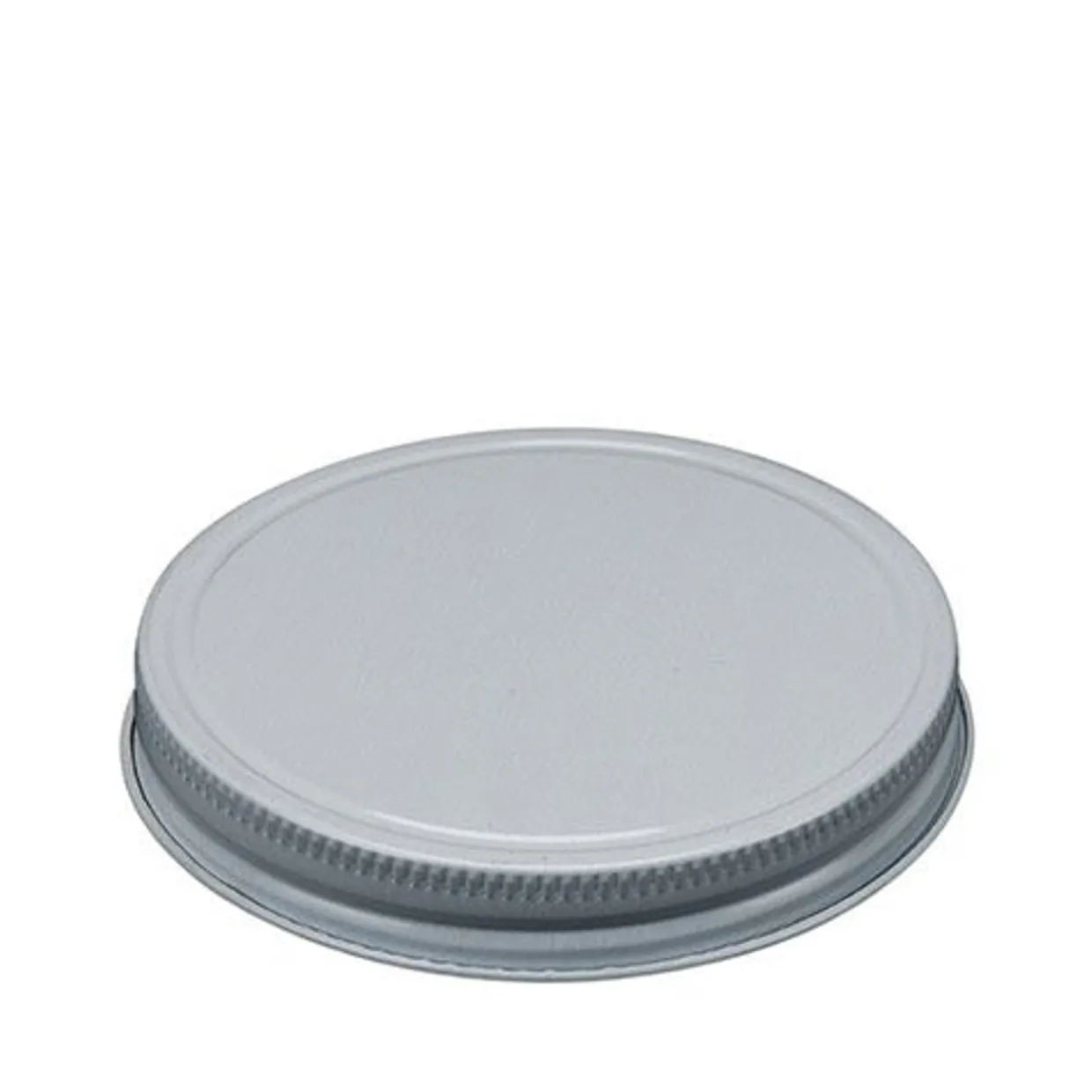 Jar Store White 89-400 Metal Cap with Liner | 12 Pack