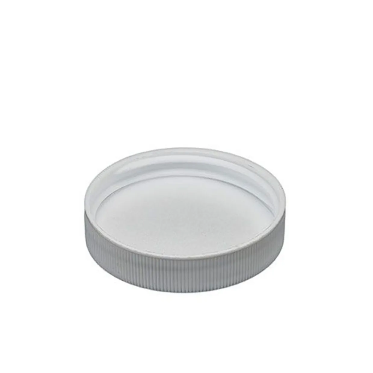 Jar Store 48-400 White Polypropylene Cap with Liner | 12 Pack