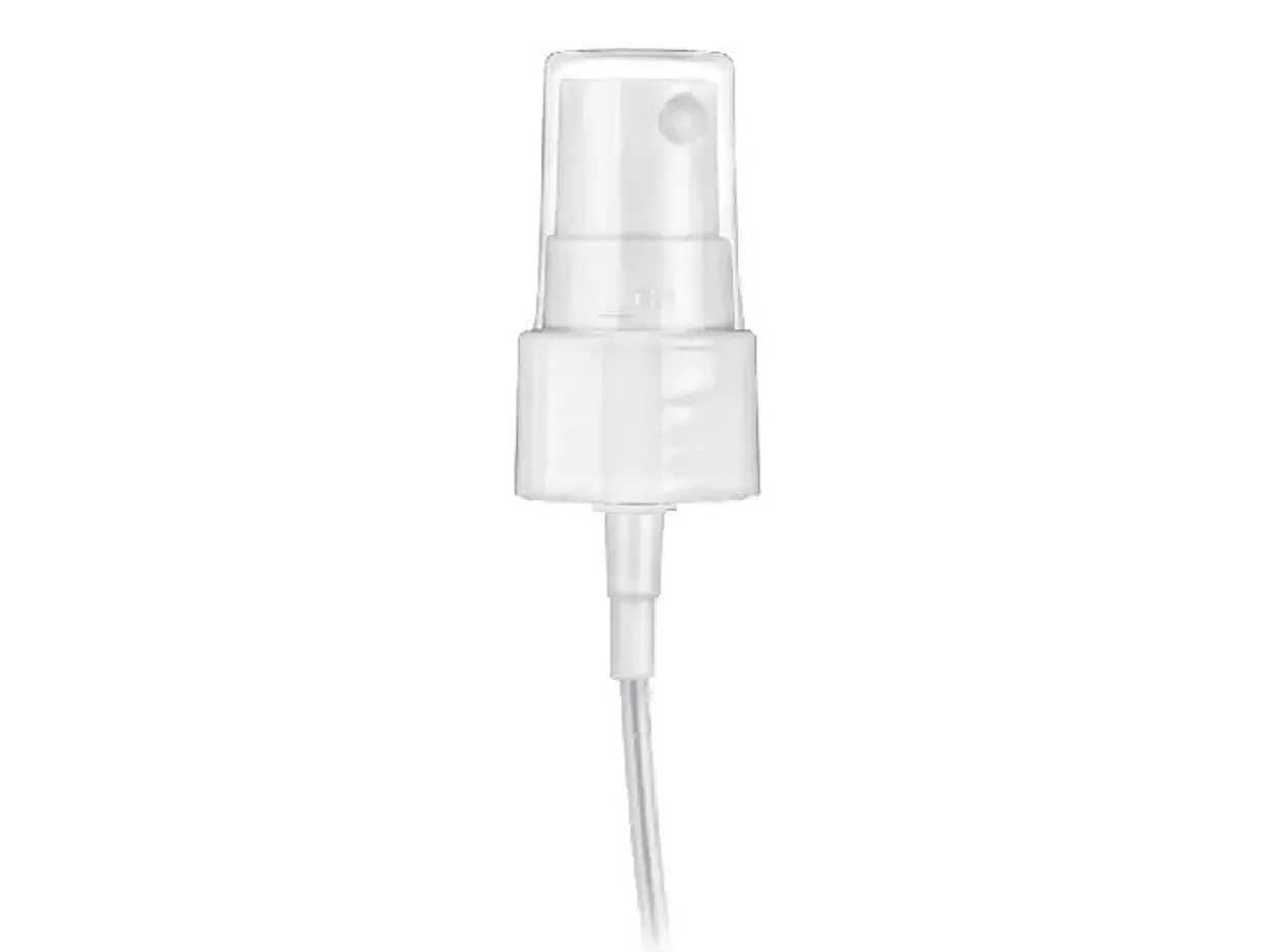 Jar Store 20-410 White Smooth Sided Fine Mist Sprayer with 3-5/16" Dip Tube | 36 Pack