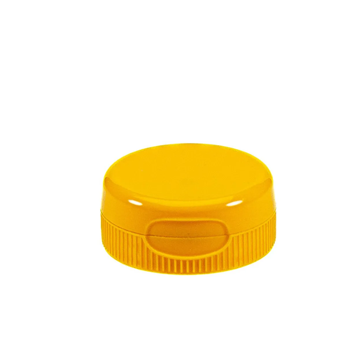 Jar Store Yellow 38-400 Flip Top Closure with Liner | 12 Pack